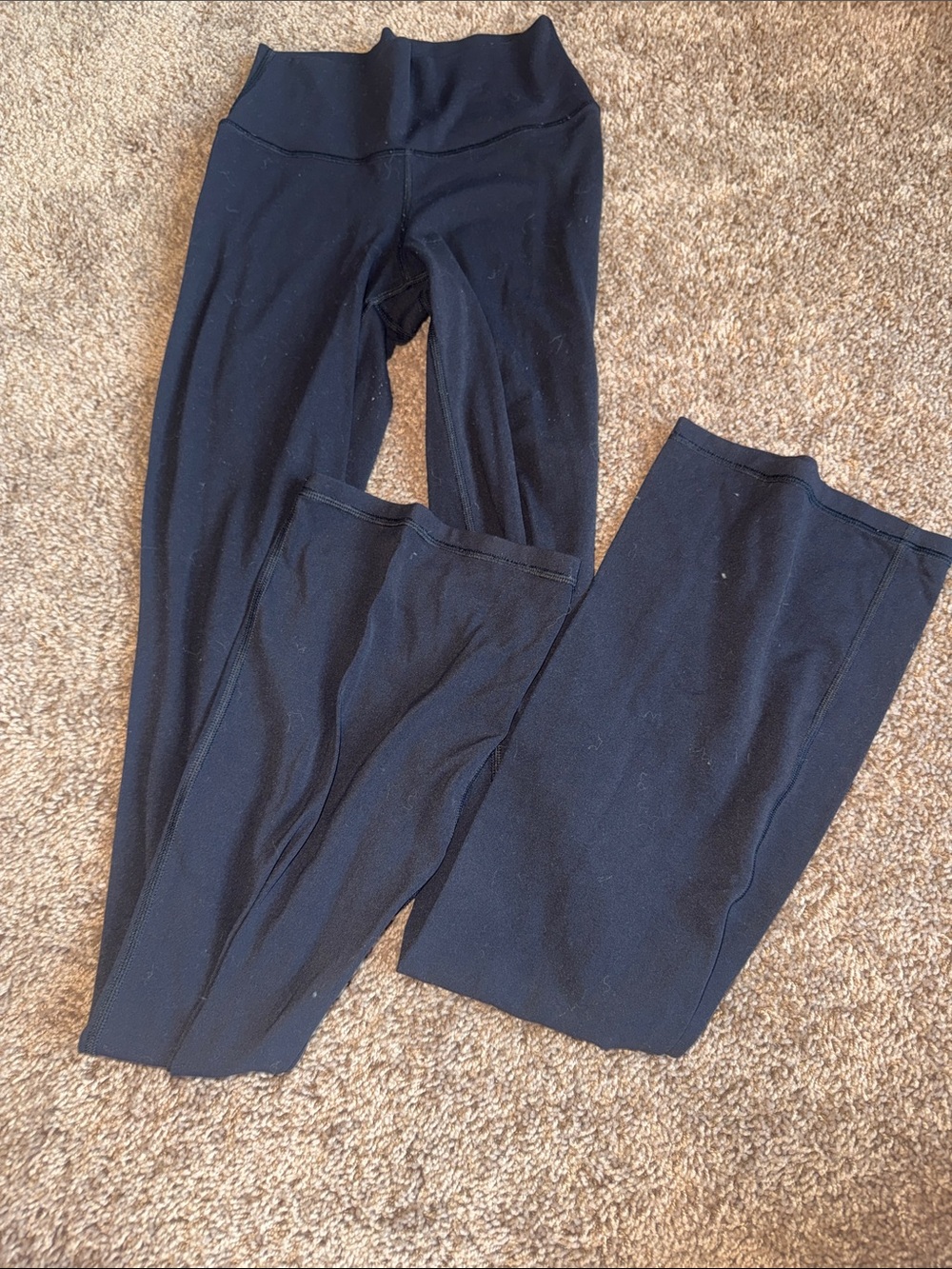 Athleta black flare leggings